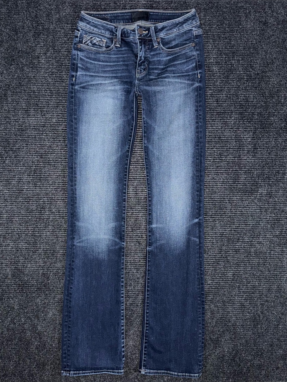 Buckle Black Fit No 53 Tailored Bootcut Stretch Jeans 26 x 36 XLONG BBW1241 EUC